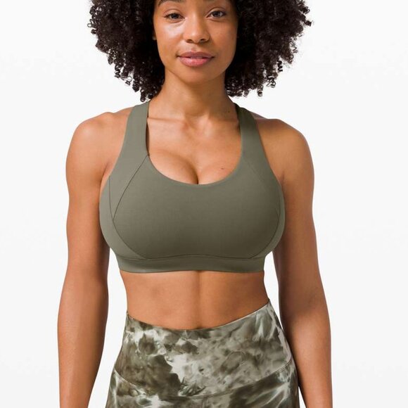 Lululemon Free To Be Elevated Bra *Light Support, DD/E Cup Army Green | 2 - Picture 2 of 9